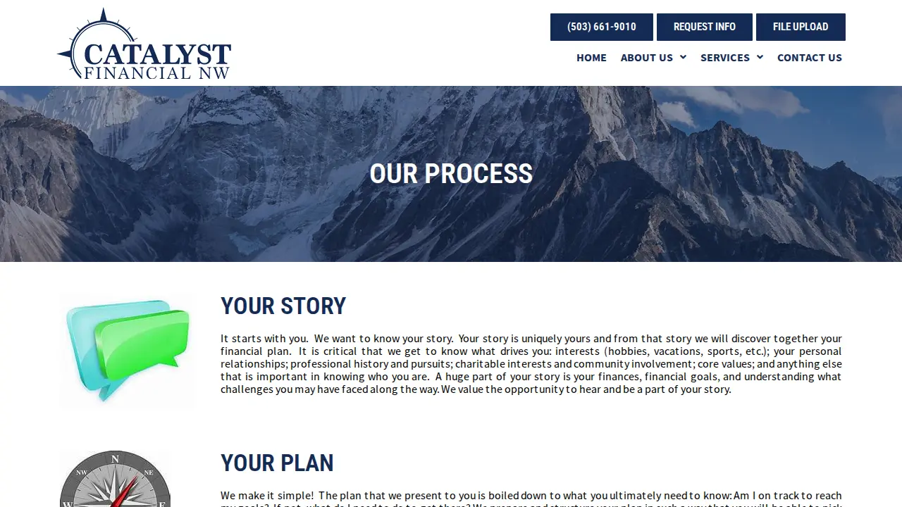 Catalyst Financial NW page