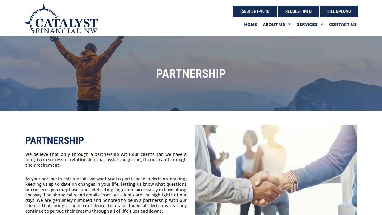 Catalyst Financial NW page