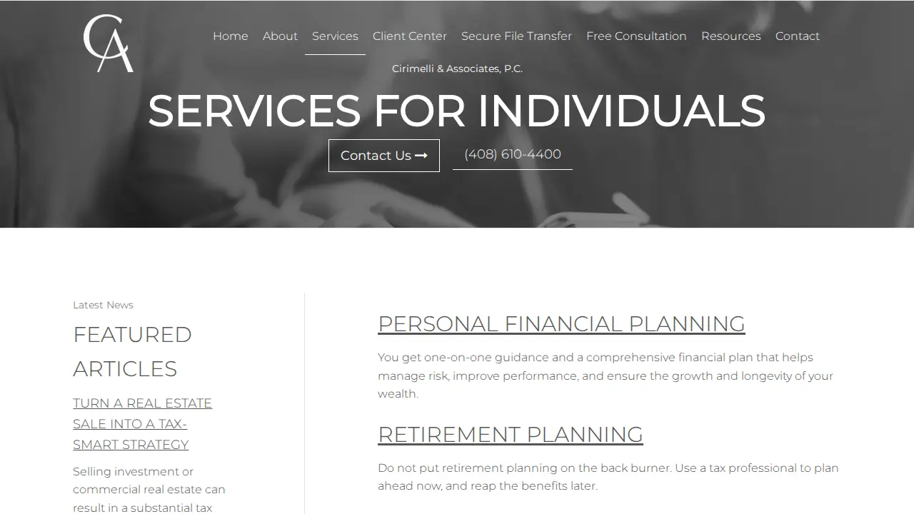 Cirimelli & Associates LLP page
