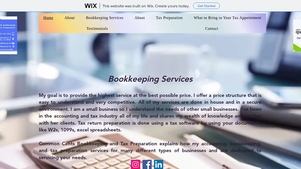 Common Cents Bookkeeping and Tax Preparation