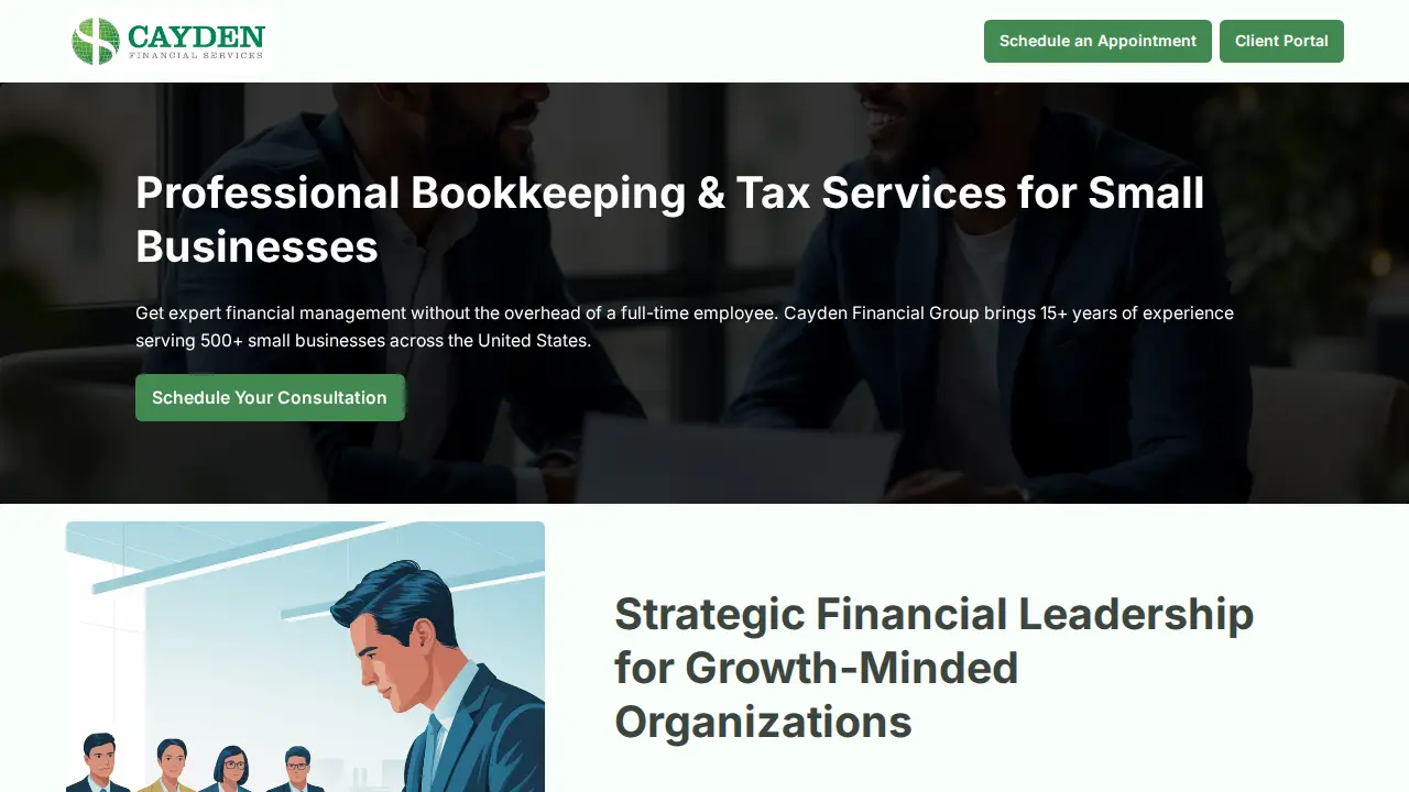 Cayden Financial Group page