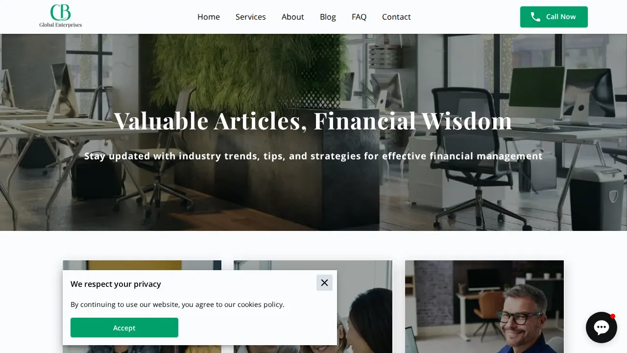 CB Global Enterprises, LLC page