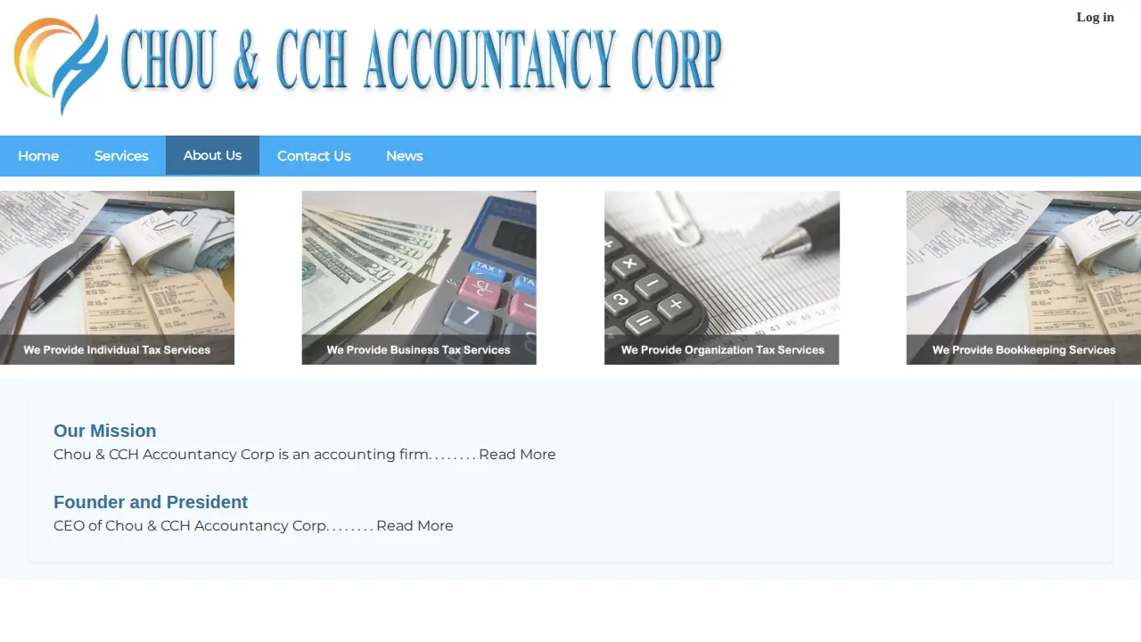 Chou & CCH Accountancy Corp. page