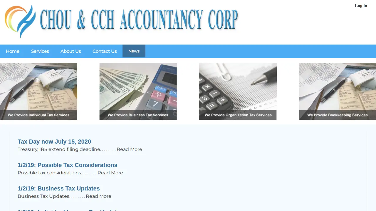Chou & CCH Accountancy Corp. page