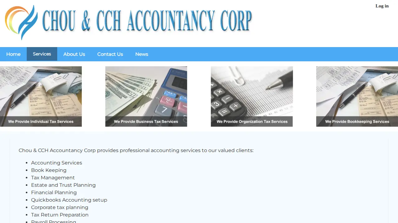 Chou & CCH Accountancy Corp. page