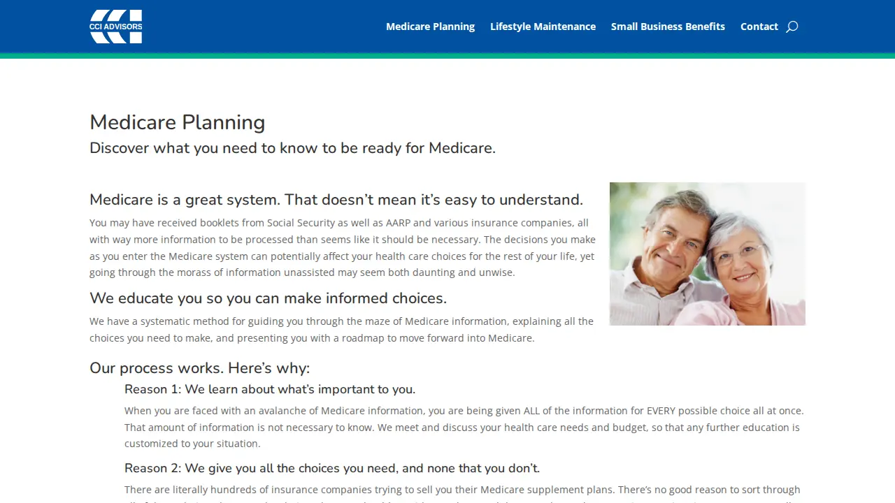 CCI Advisors, Inc. page