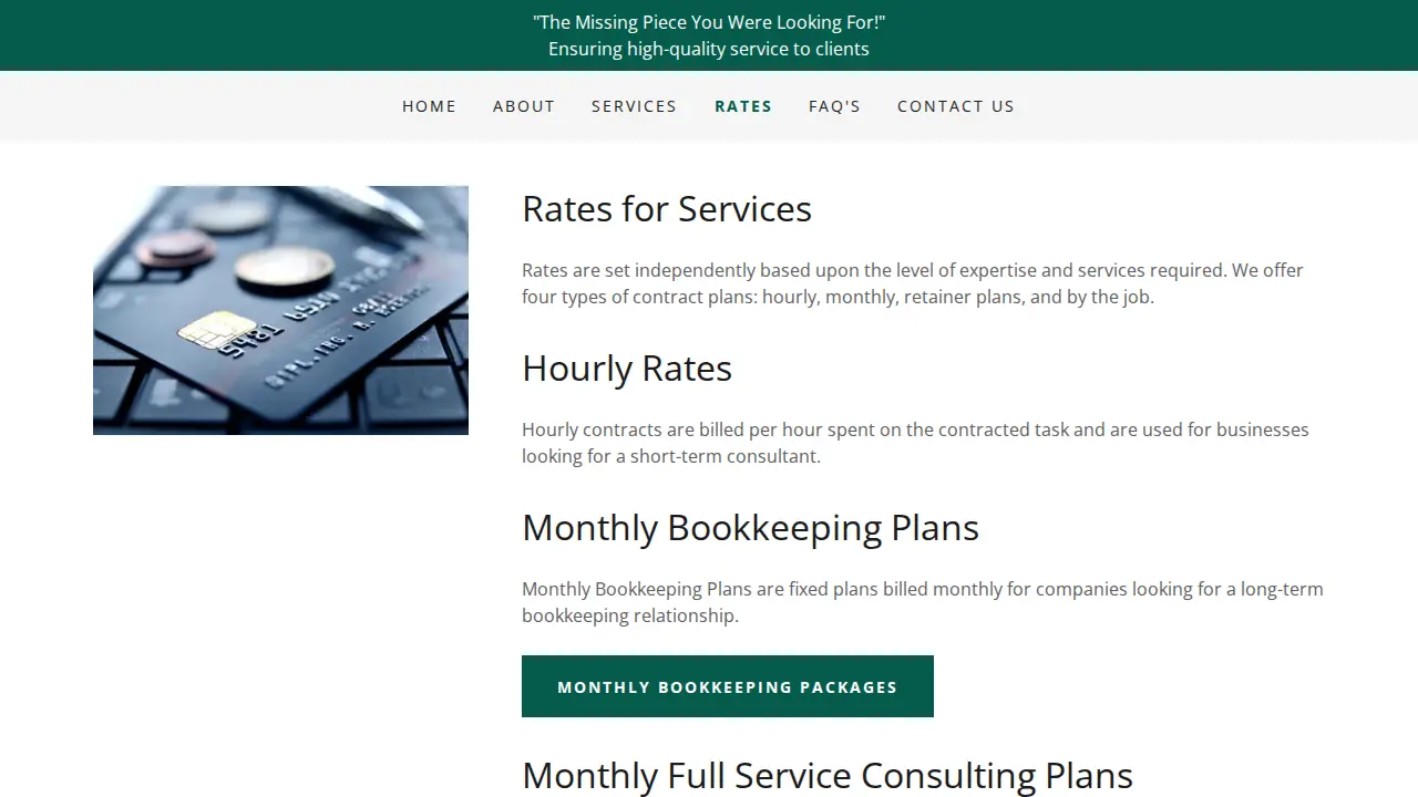 CCM Business Solutions Inc page