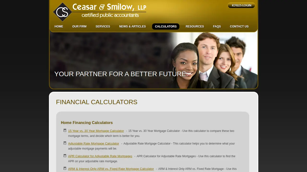 Ceasar & Smilow LLP page