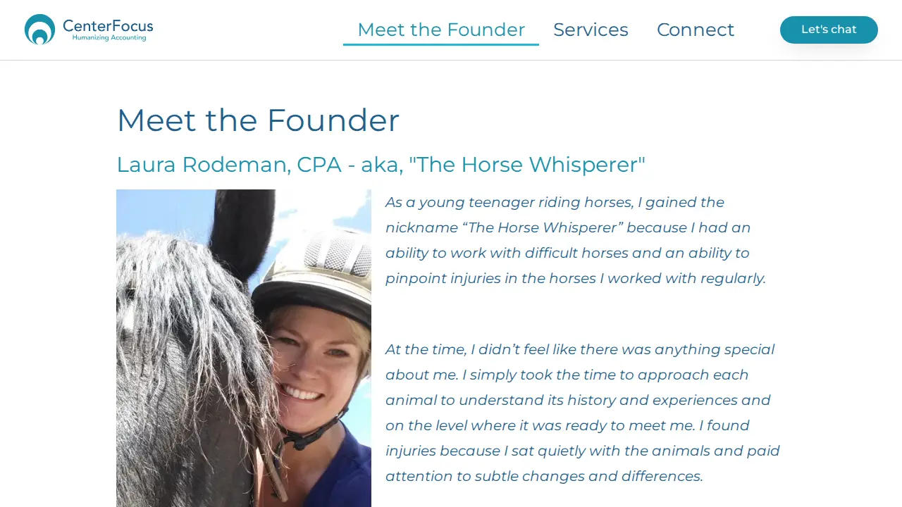 CenterFocus LLC page