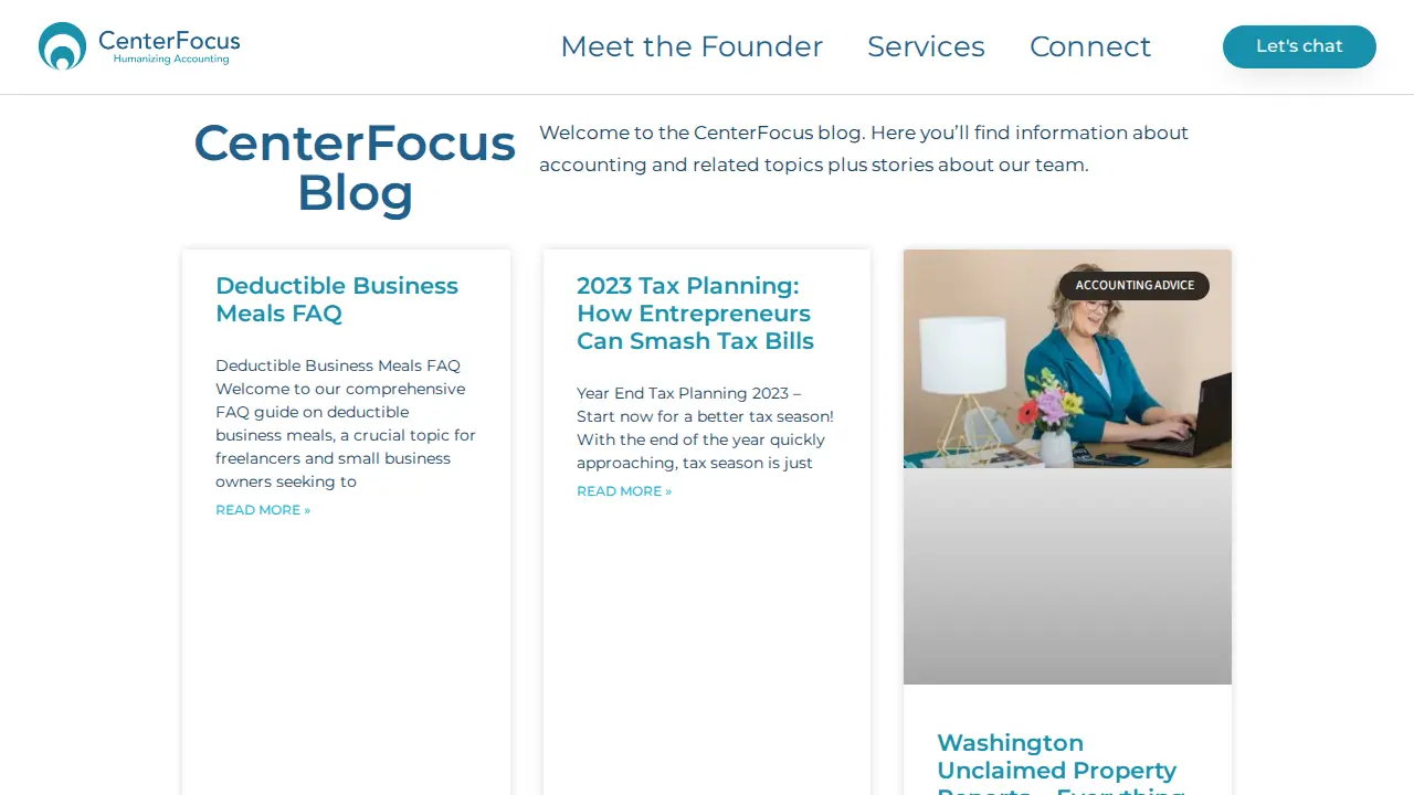 CenterFocus LLC page