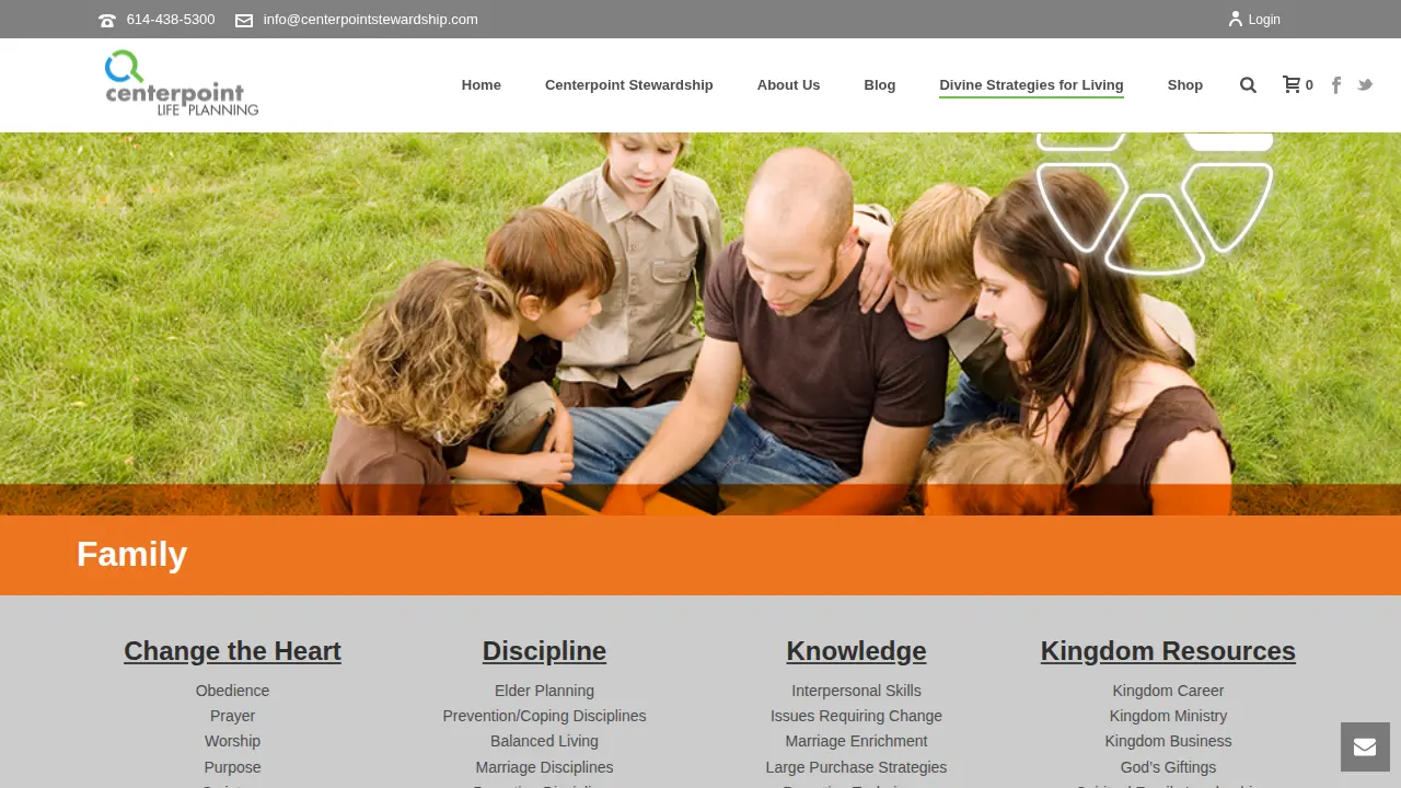 Centerpoint Life Planning page