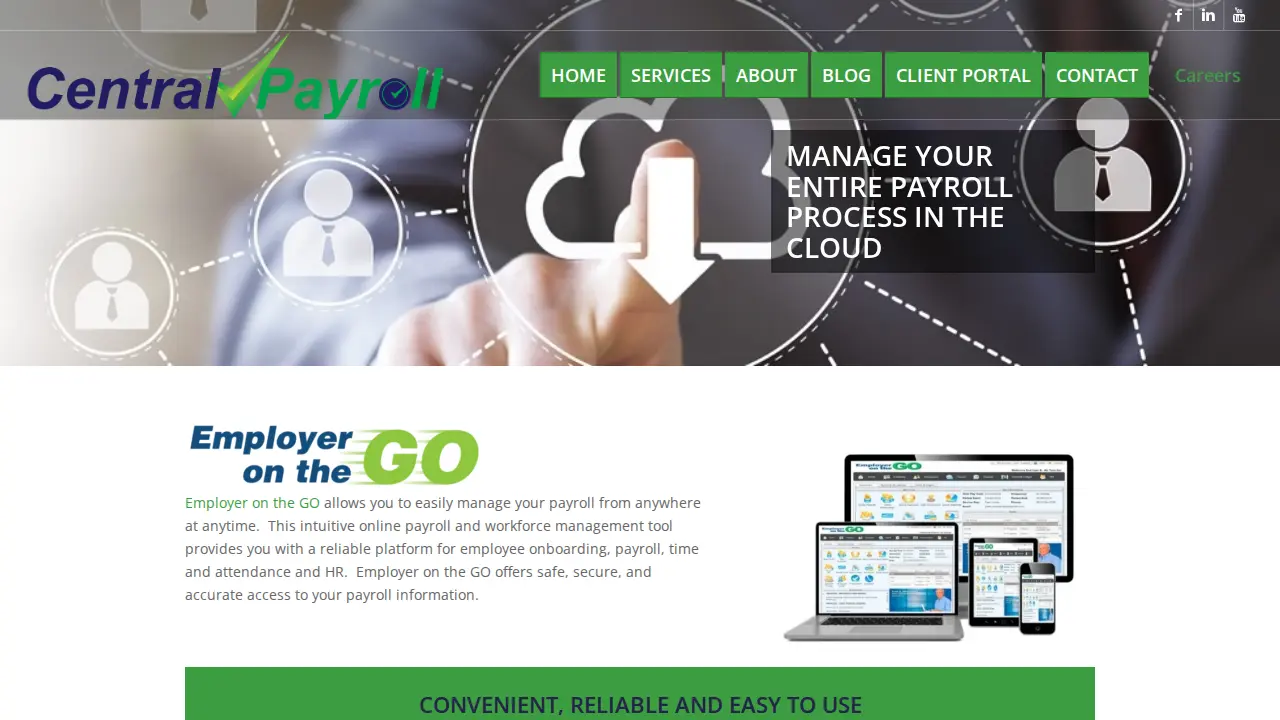 Central Payroll Associates page