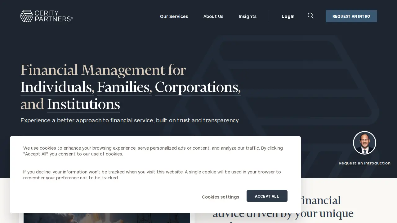 Cerity Partners page