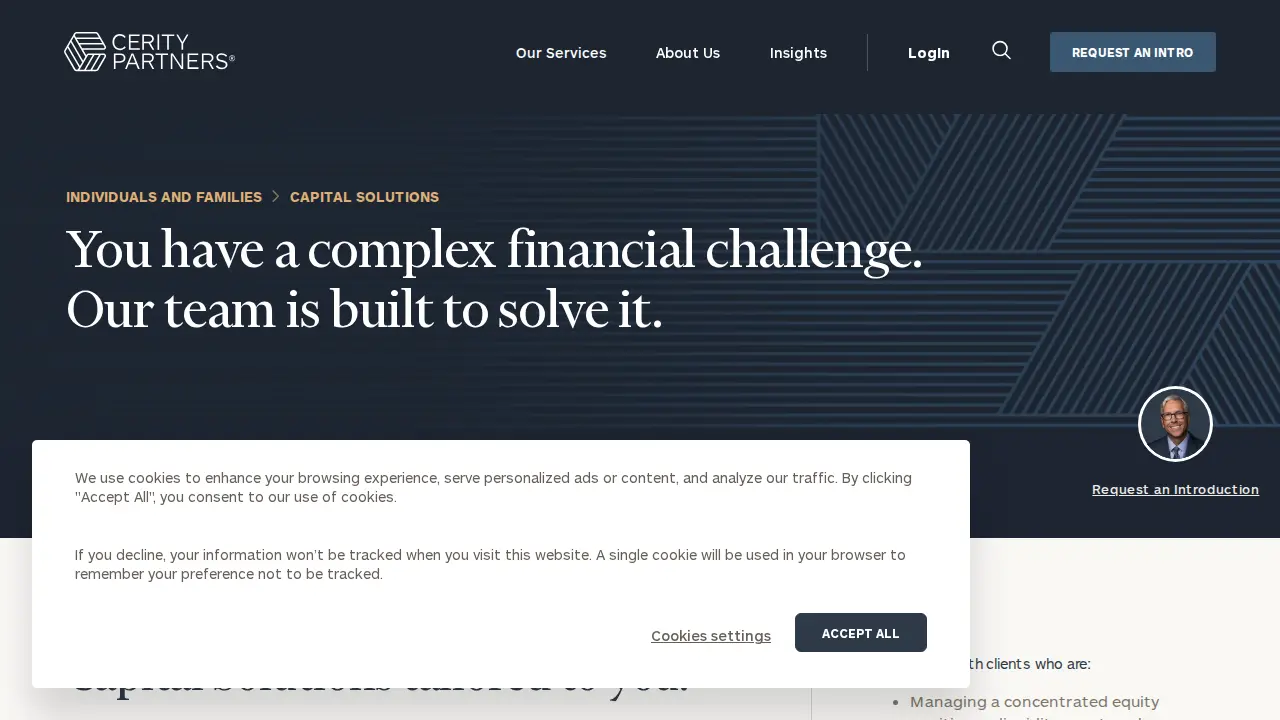 Cerity Partners page