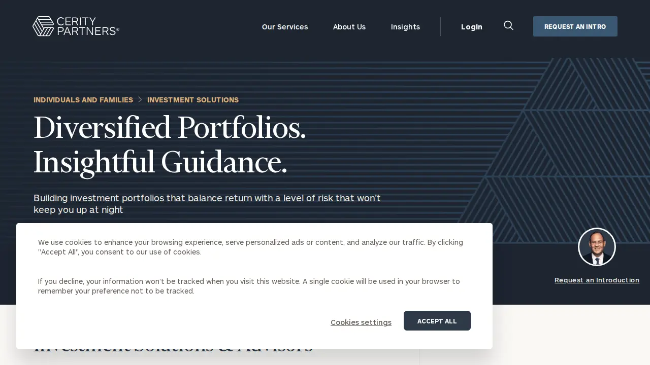 Cerity Partners page