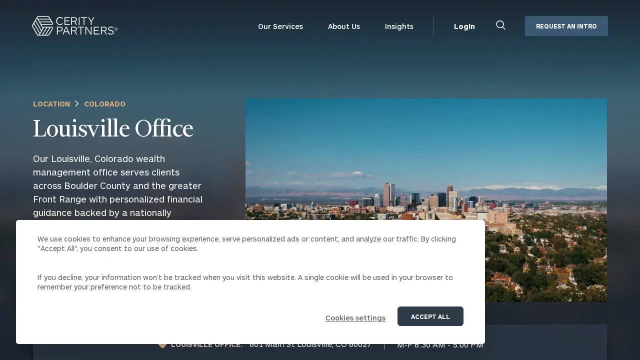Cerity Partners page
