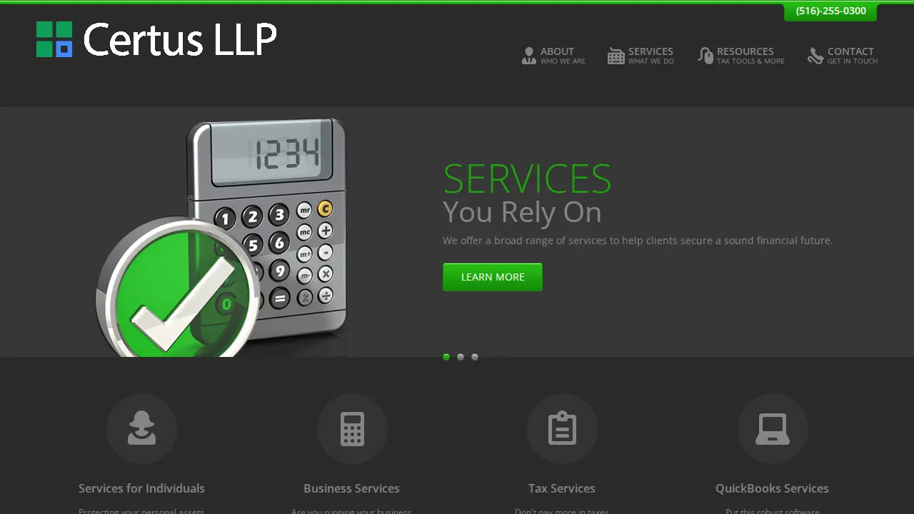 Certus LLP page