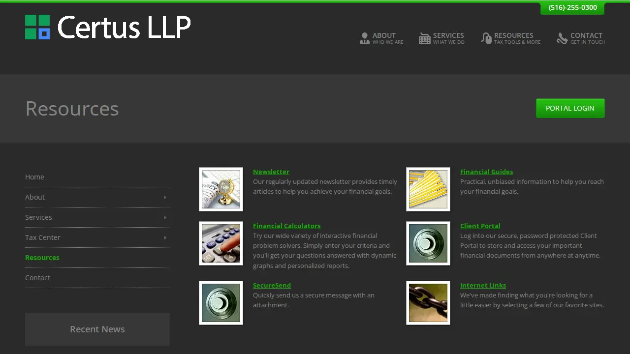Certus LLP page