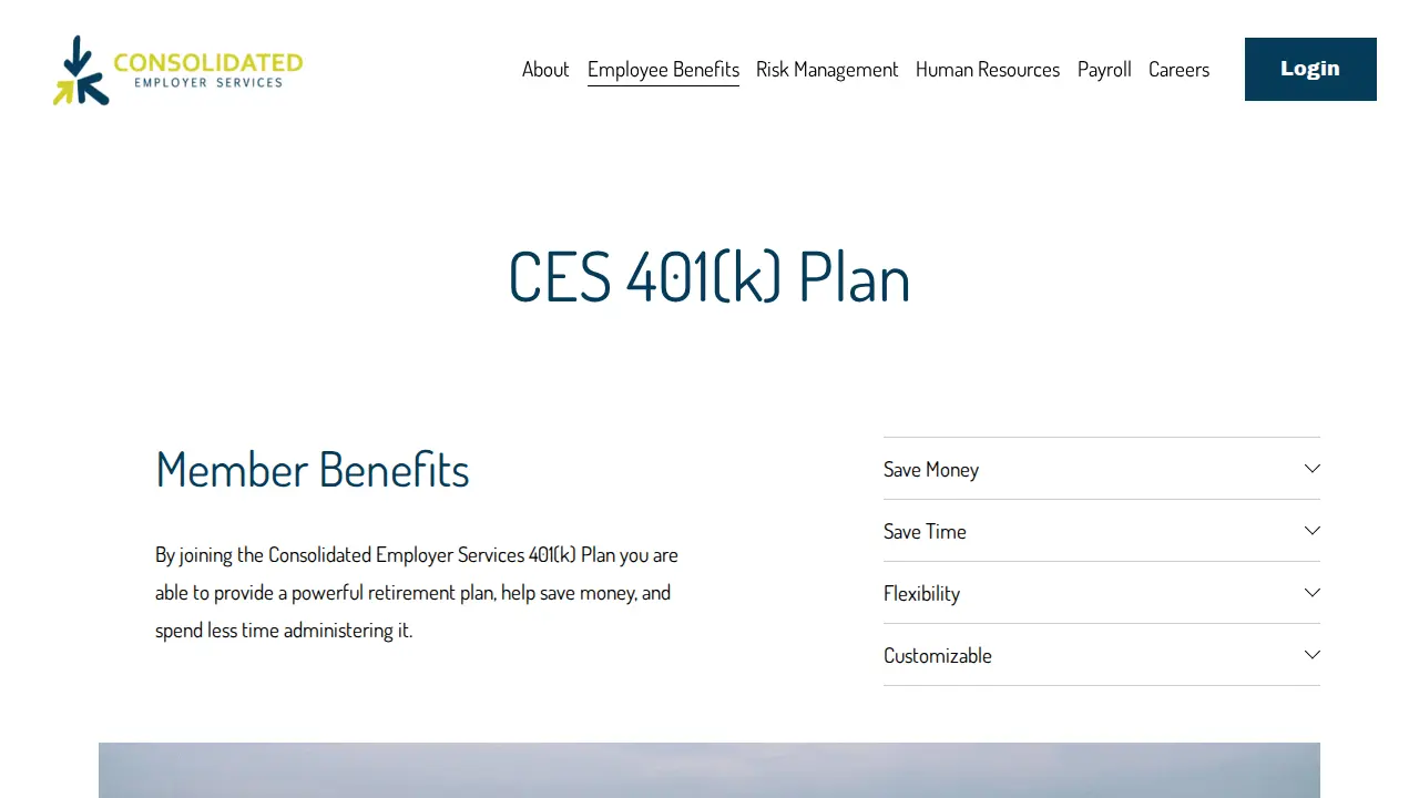 Consolidated Employer Services, Inc. page