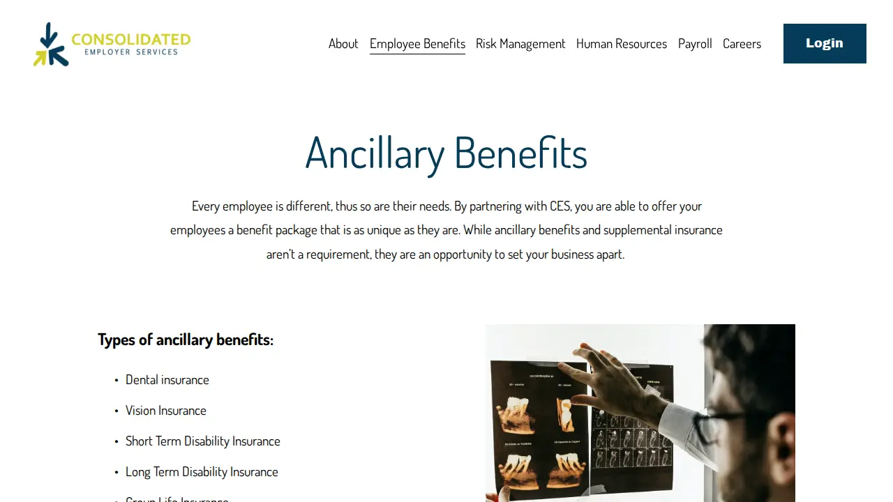 Consolidated Employer Services, Inc. page