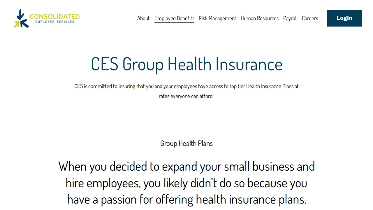 Consolidated Employer Services, Inc. page