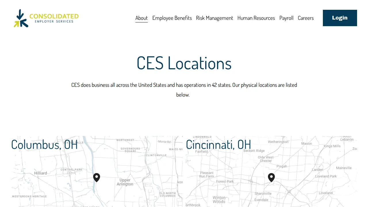 Consolidated Employer Services, Inc. page