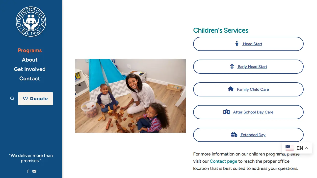 Citizens for Citizens, Inc. page