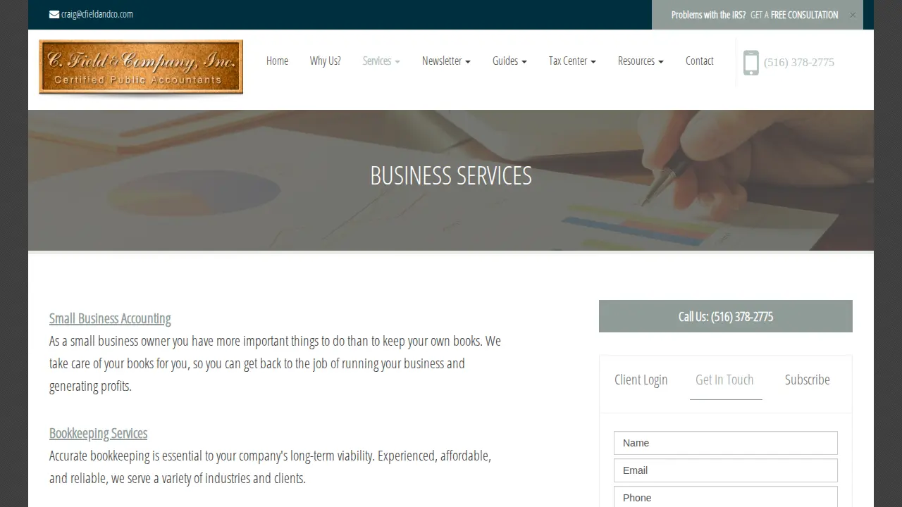 C. Field & Company, Inc. page
