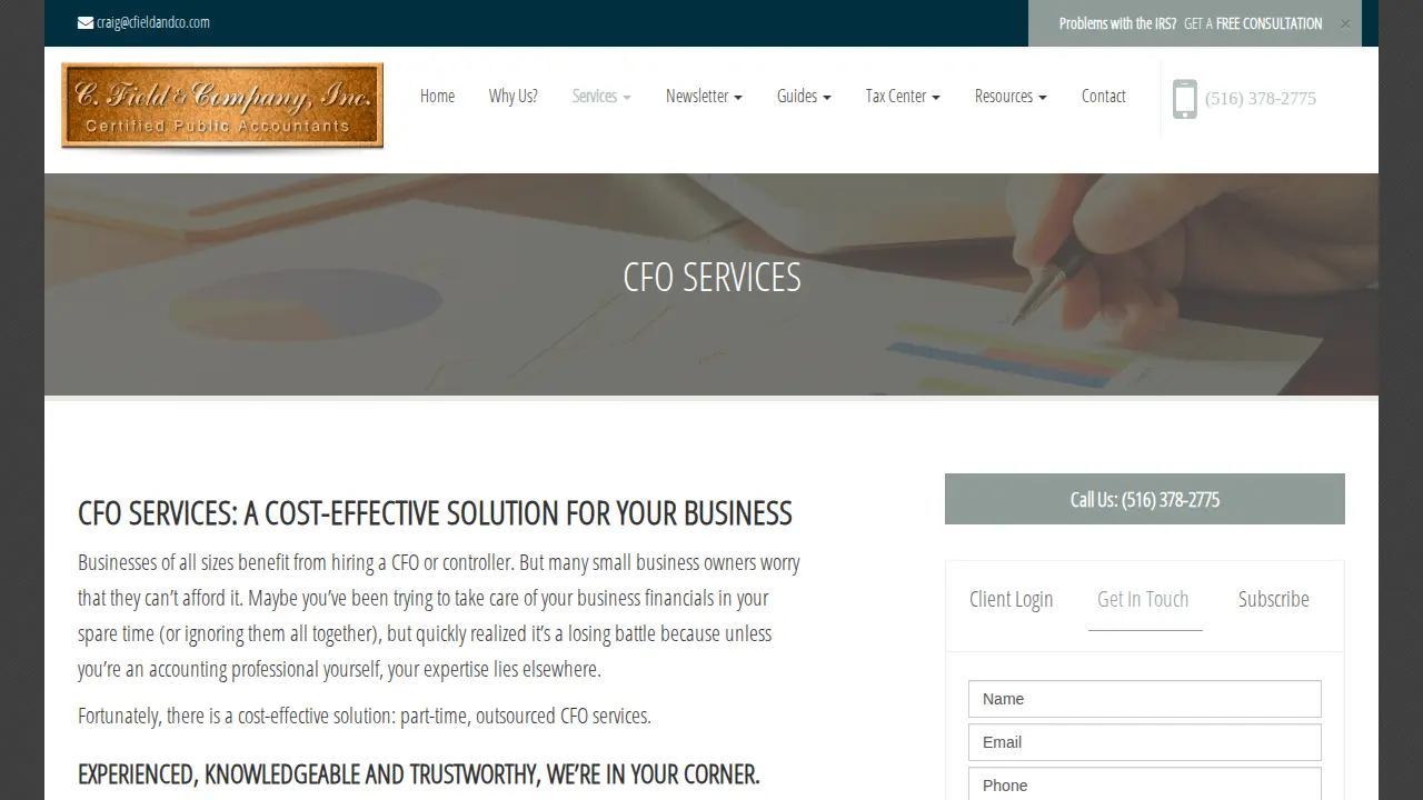 C. Field & Company, Inc. page