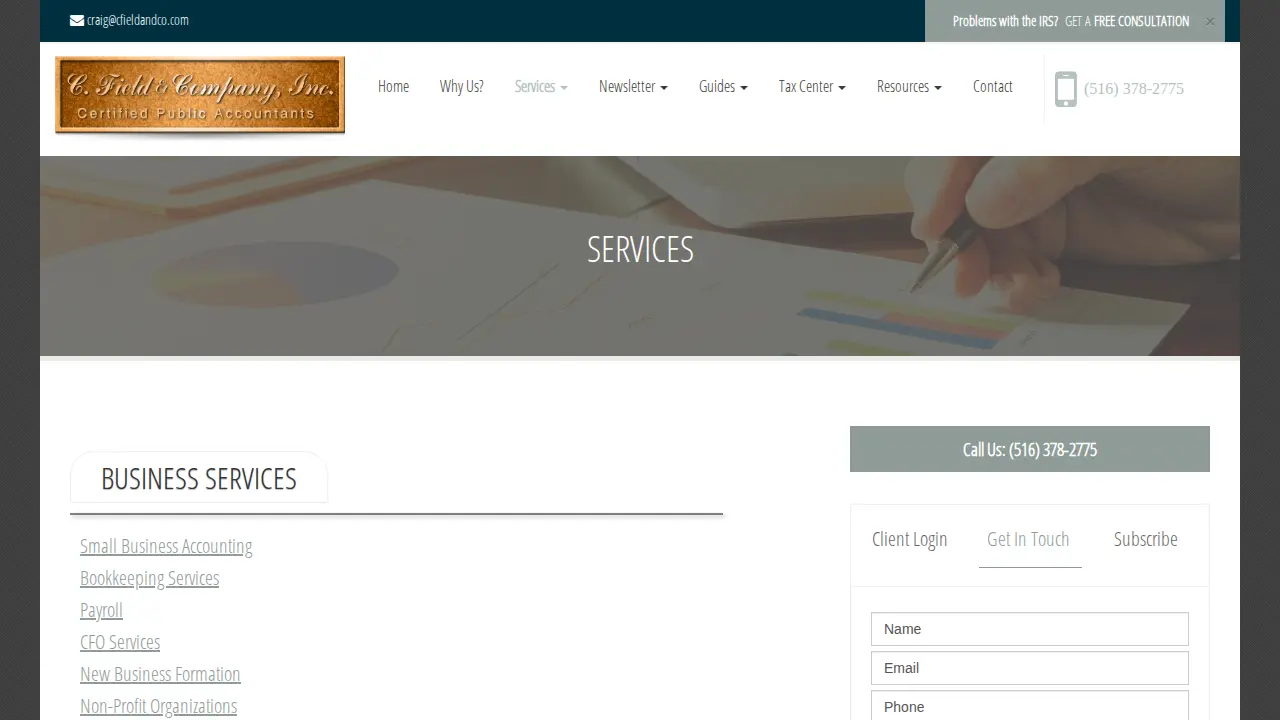 C. Field & Company, Inc. page
