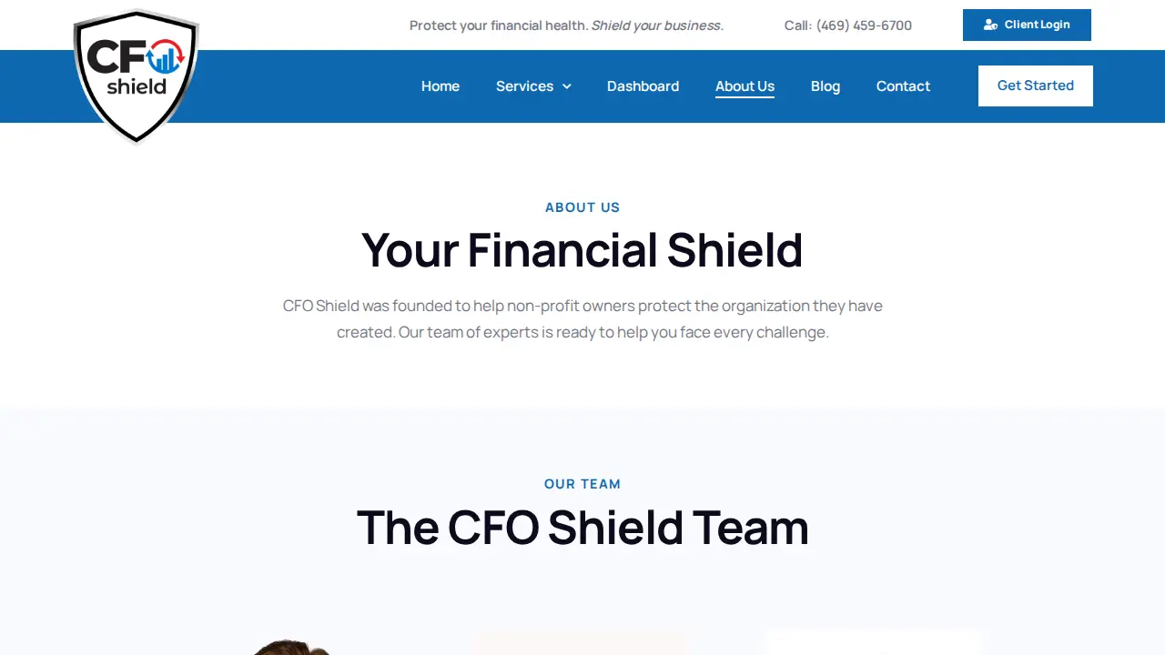 CFO Shield page