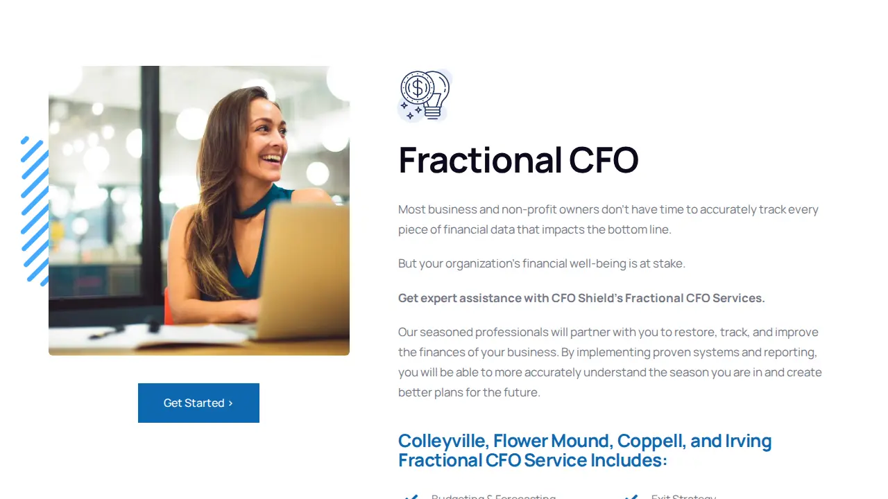 CFO Shield page
