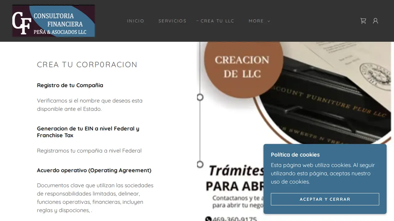 Asesoría Financiera Peña & Asociados LLC page