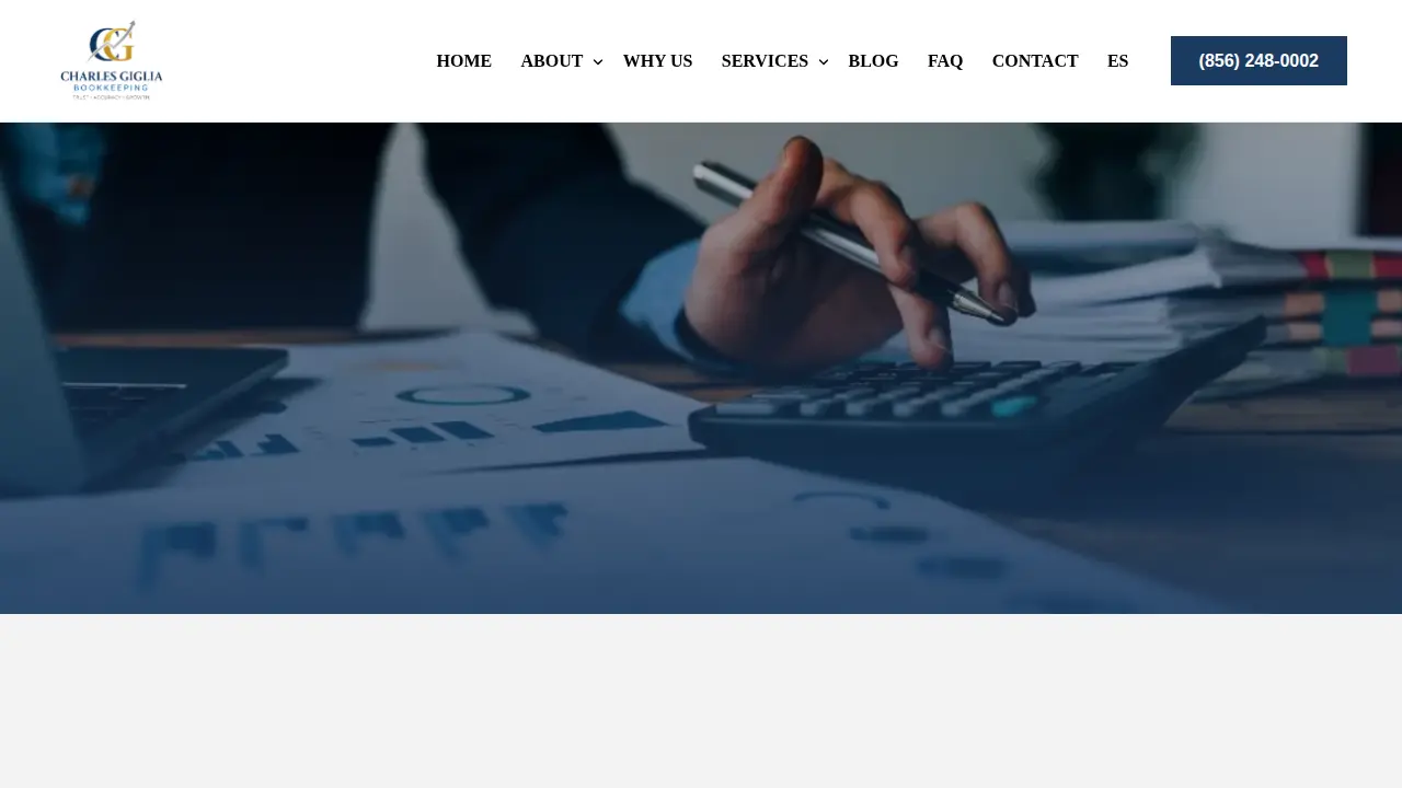 Charles Giglia Bookkeeping page