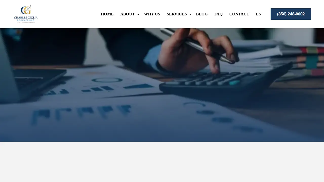 Charles Giglia Bookkeeping page
