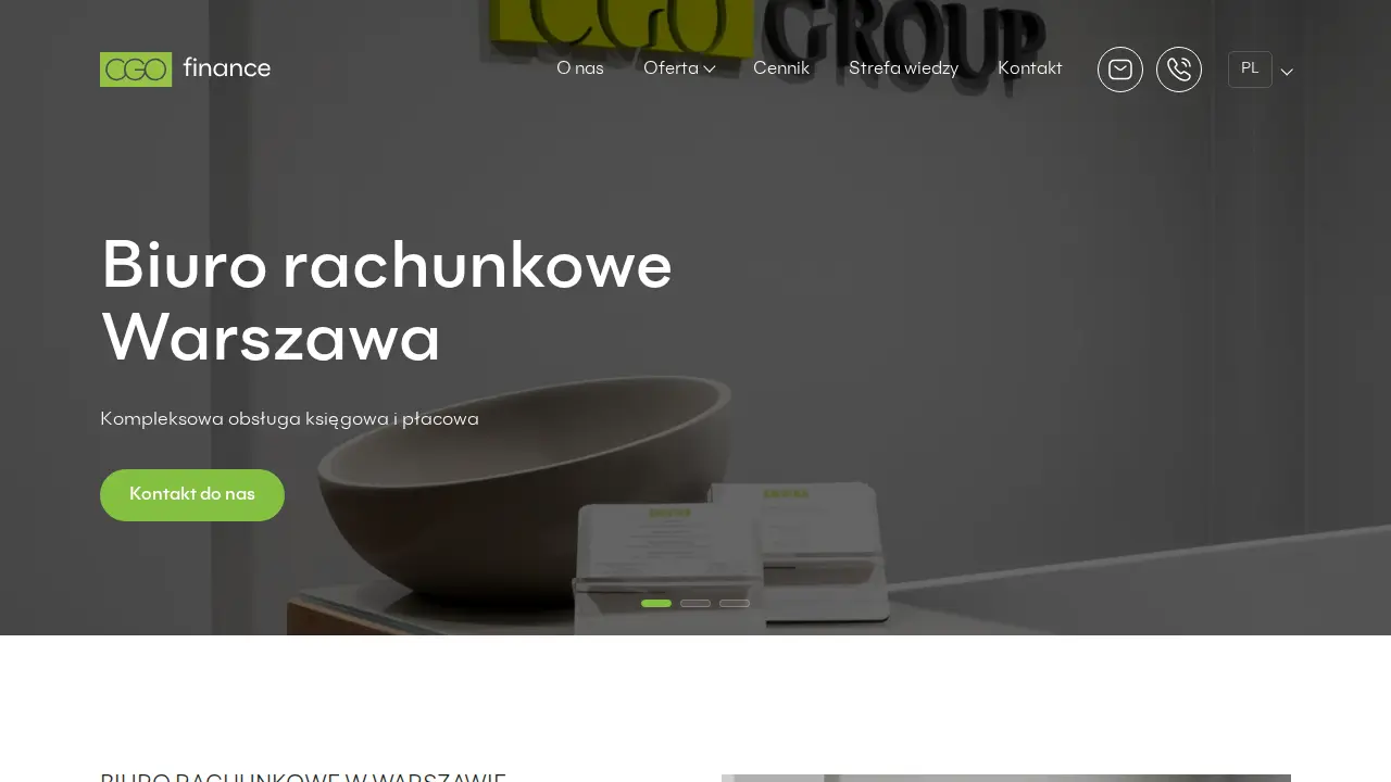 Biuro rachunkowe CGO Finance website