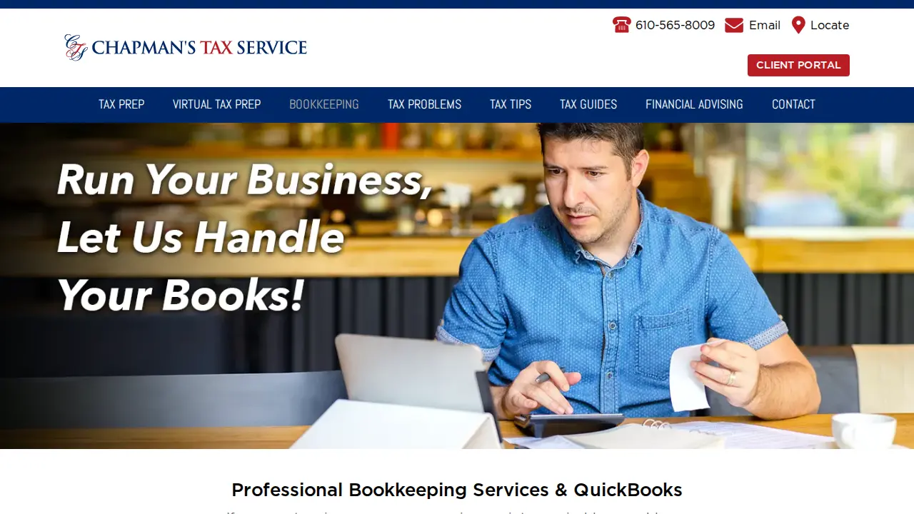 Chapman's Tax Service page