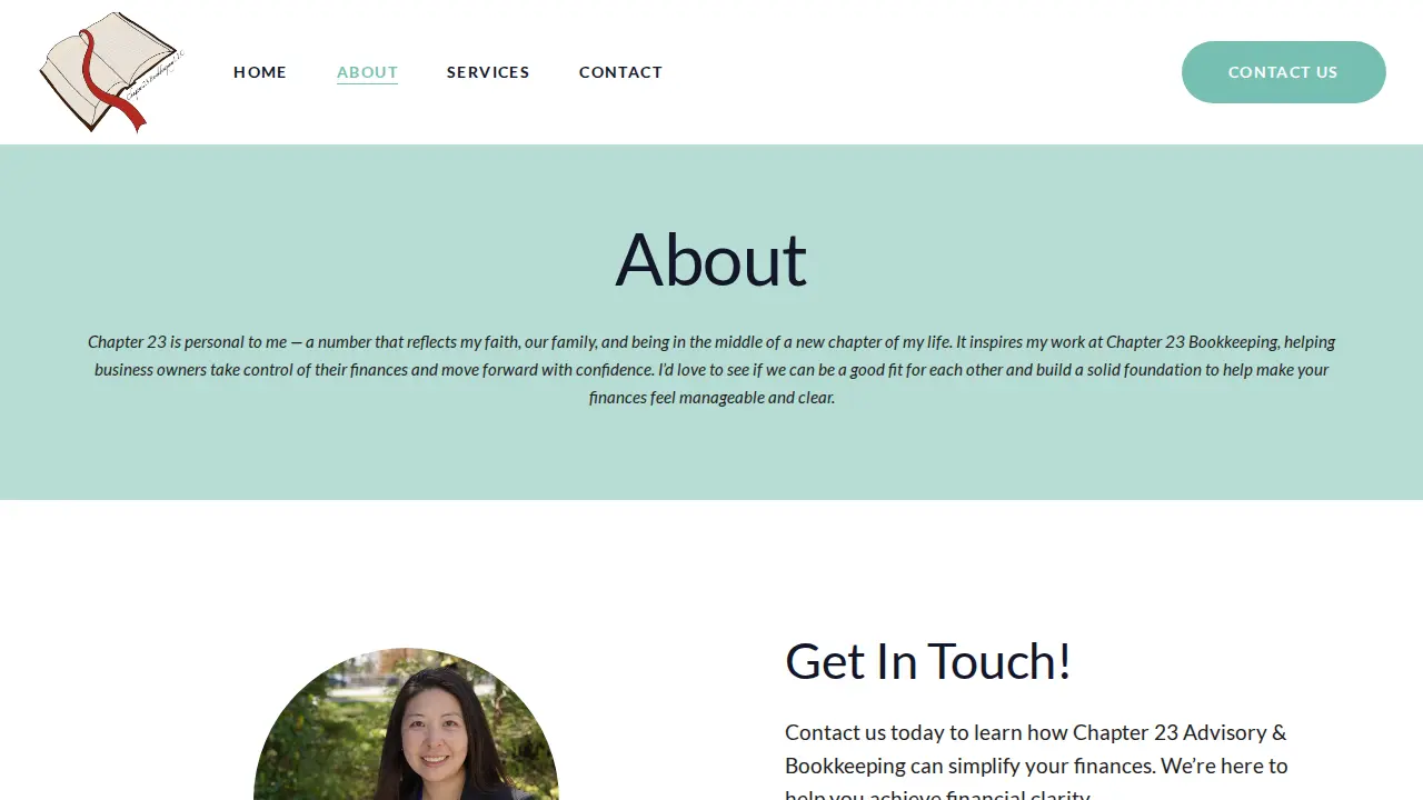 Chapter 23 Bookkeeping LLC page