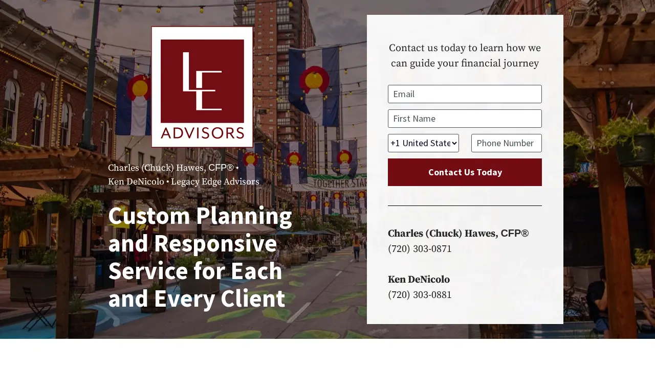 Legacy Edge Advisors | Charles Hawes, CFP®