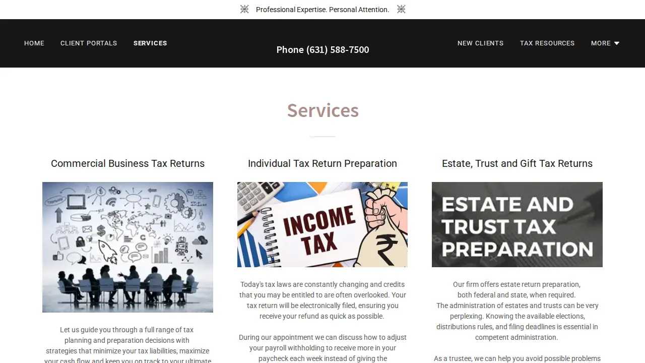 Charles E. Marchese, CPA page