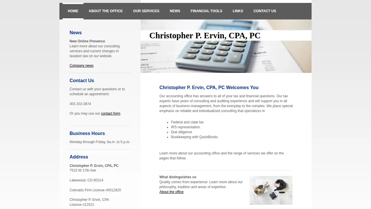 Ervin Christopher CPA