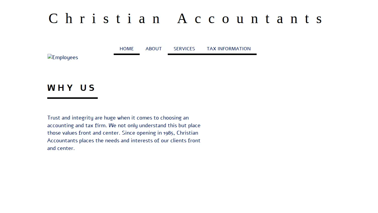 Christian Accountants page
