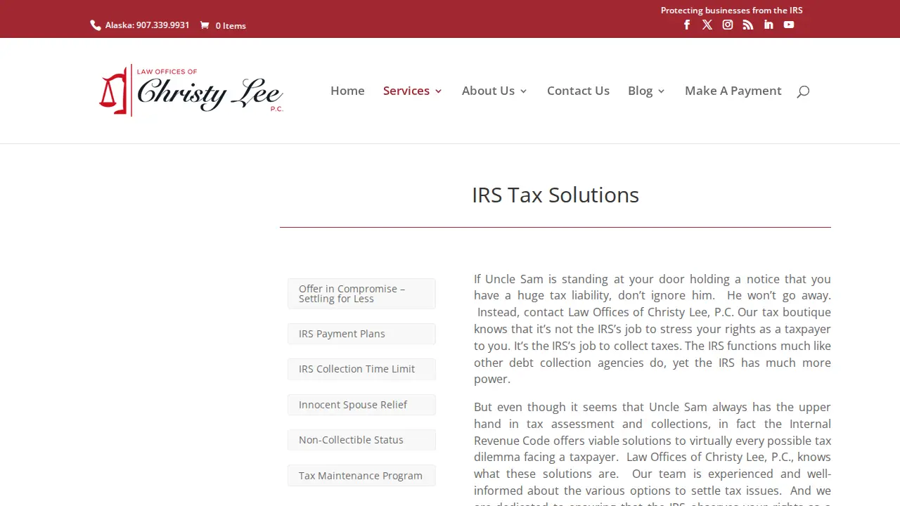 Law Offices of Christy Lee, P.C. page