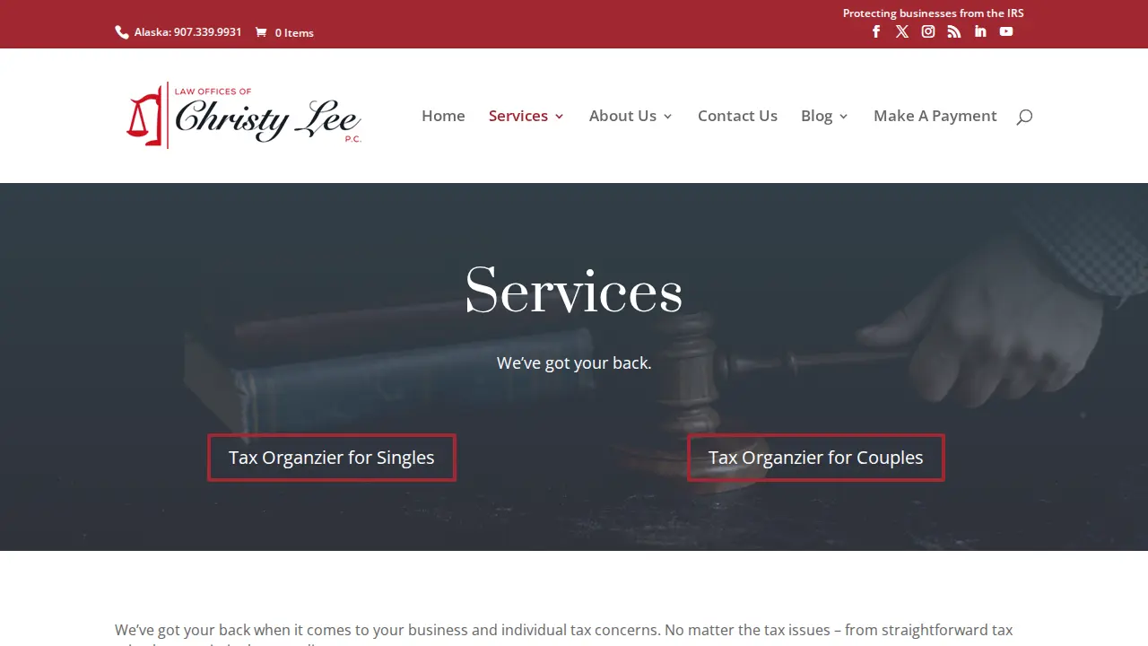 Law Offices of Christy Lee, P.C. page