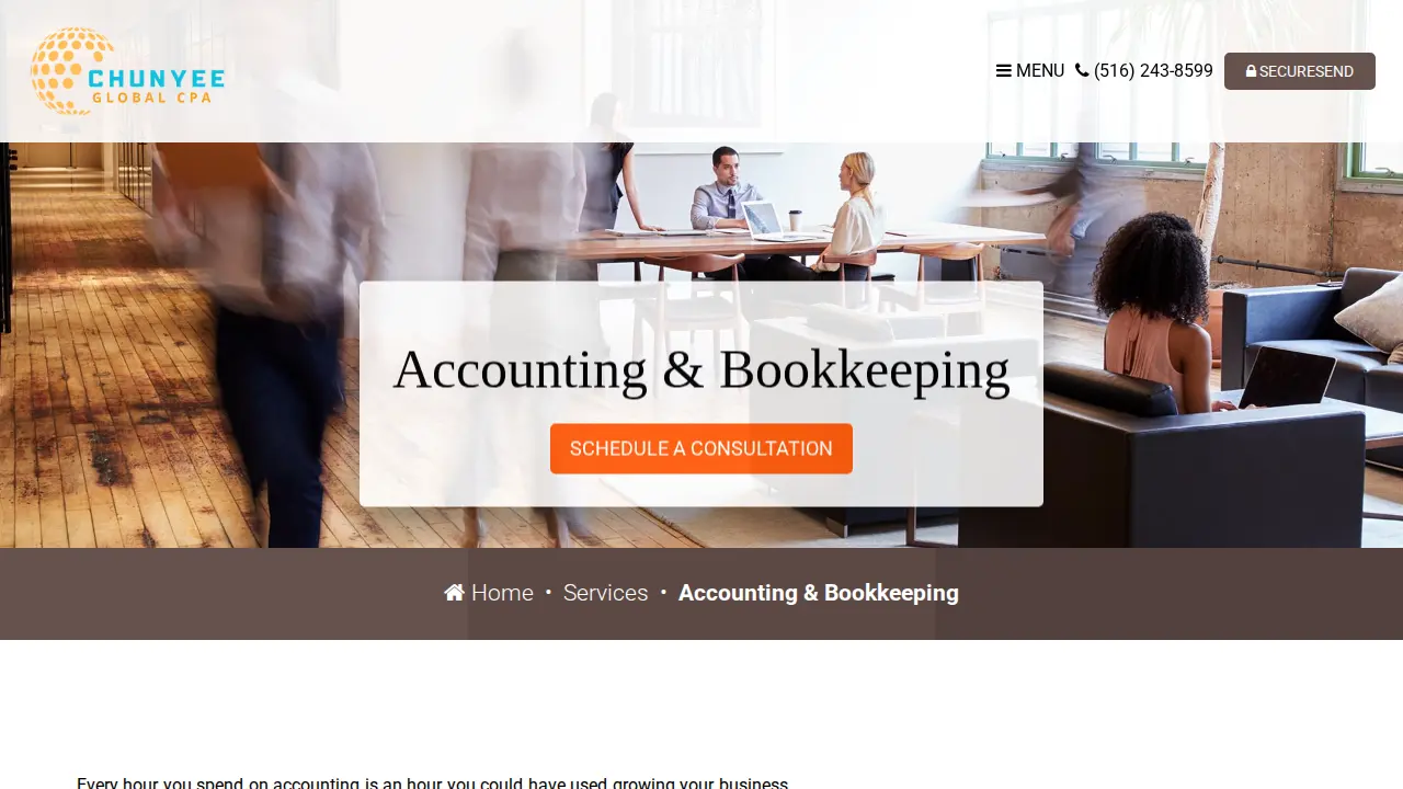 Chunyee Global CPA page