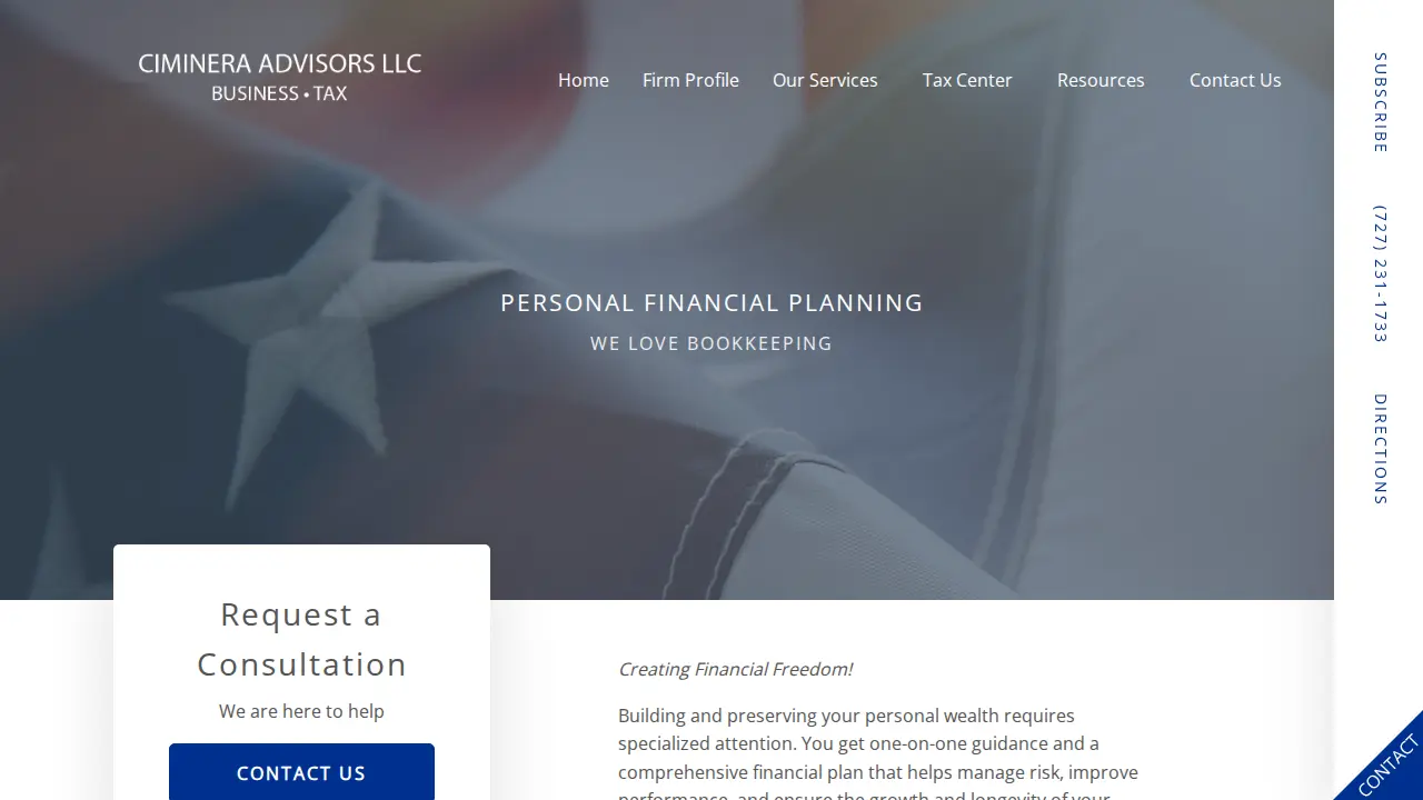 Ciminera Advisors LLC page