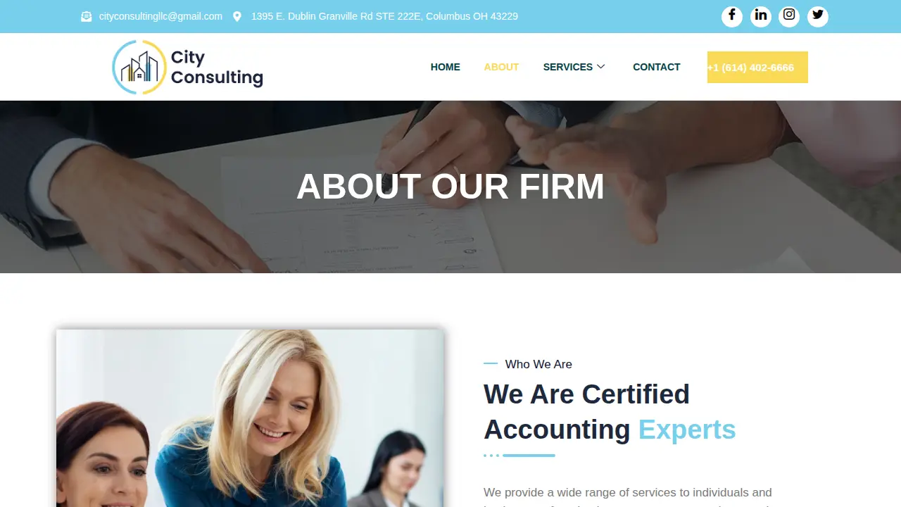 City Consulting page