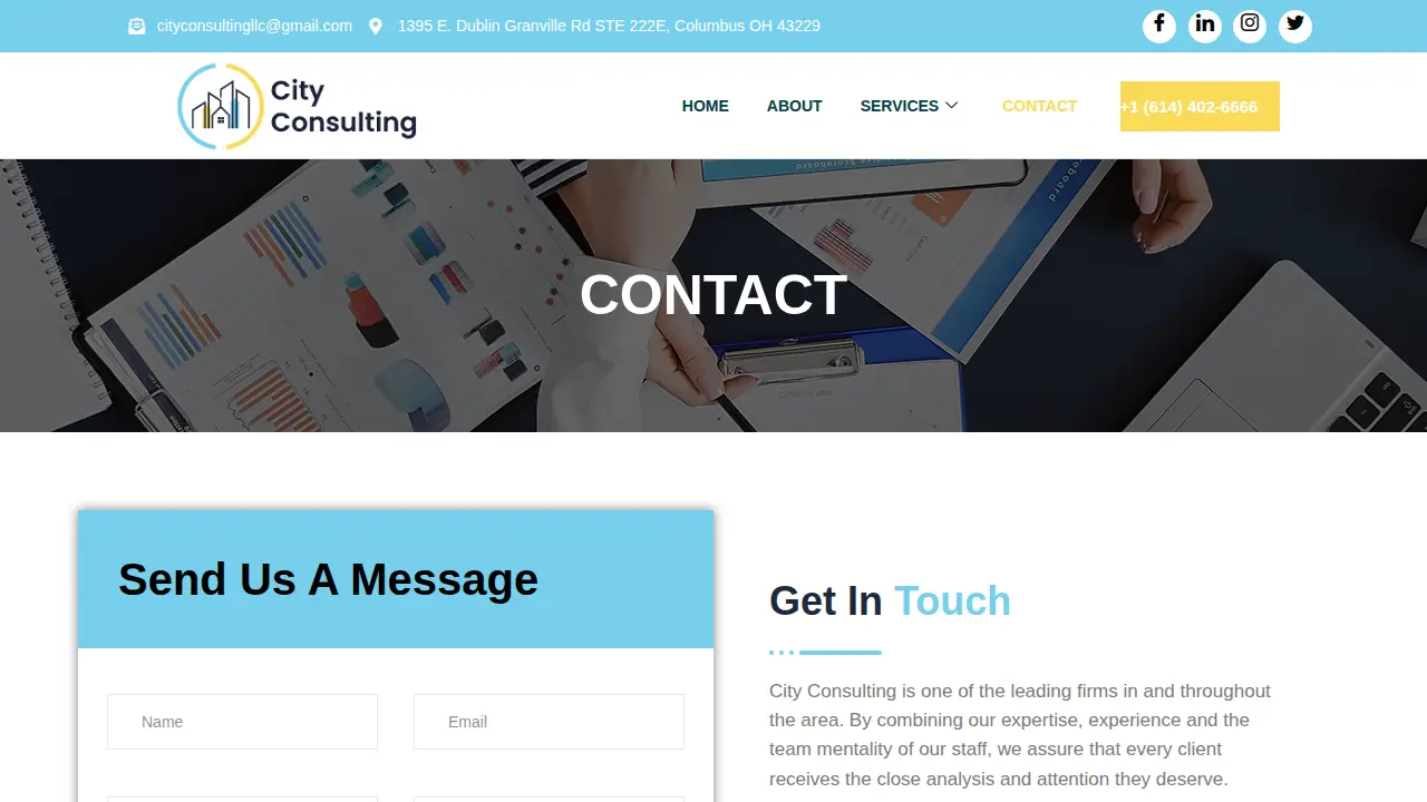 City Consulting page