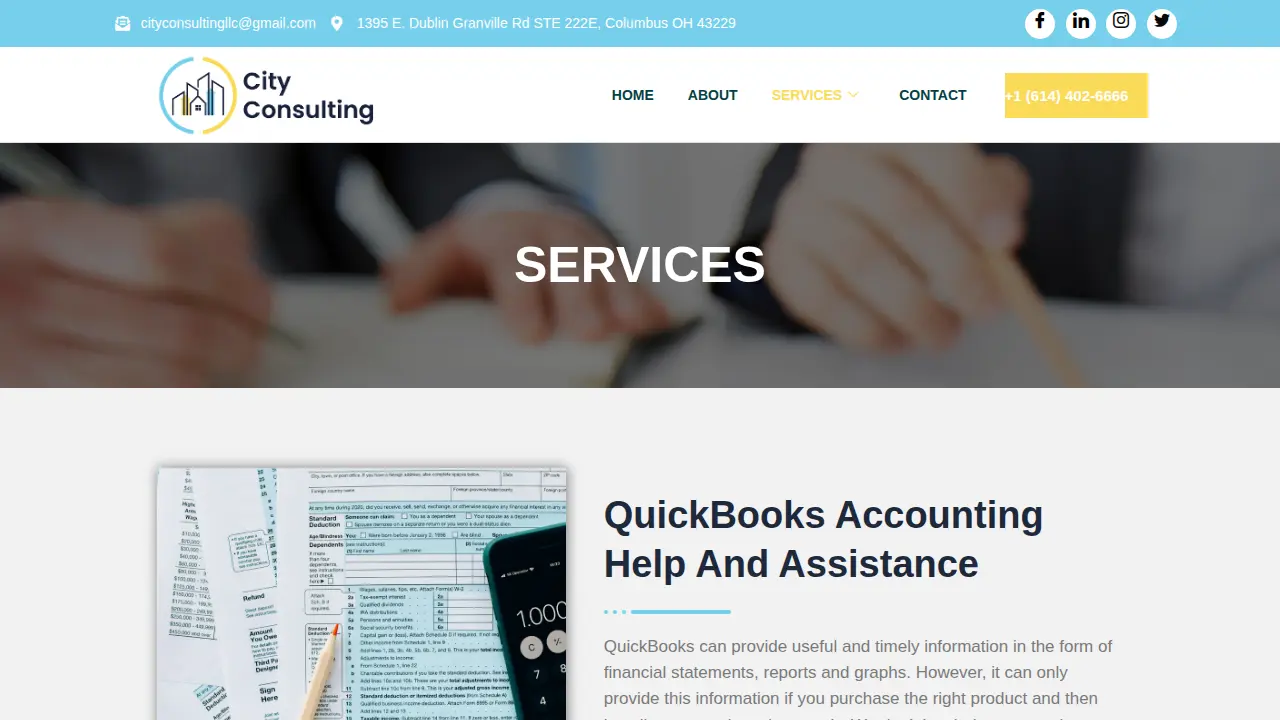 City Consulting page