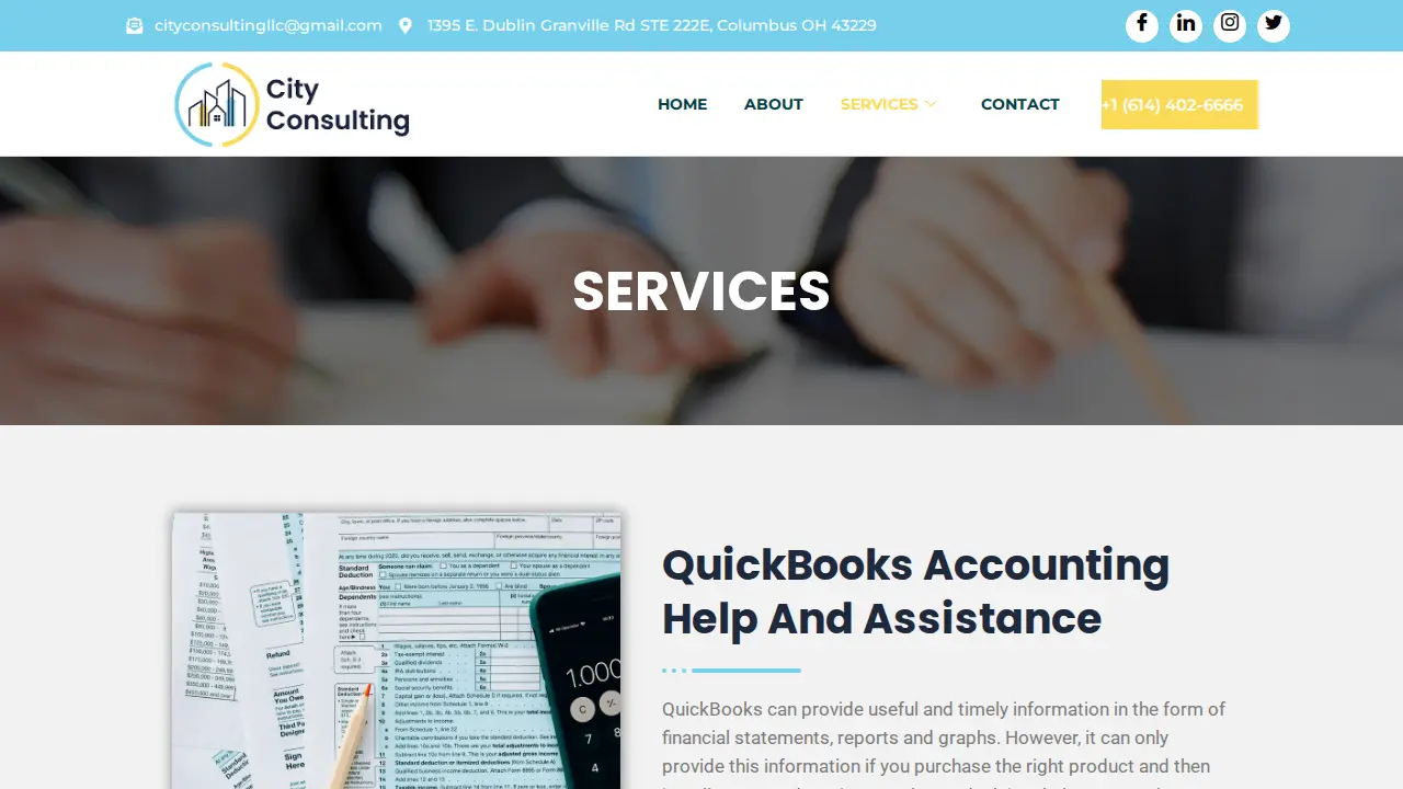 City Consulting page